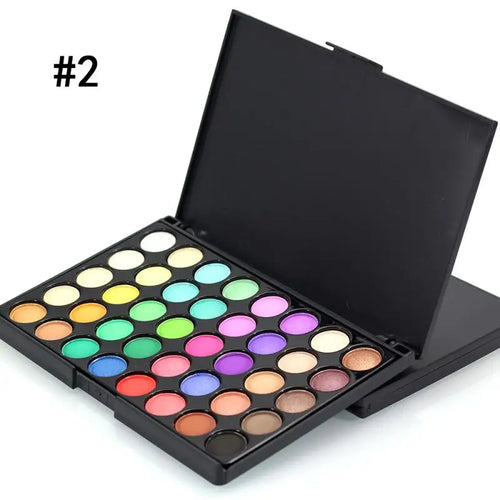 40/74/78 Colors Glitter Eyeshadow Palette Matte Waterproof Long