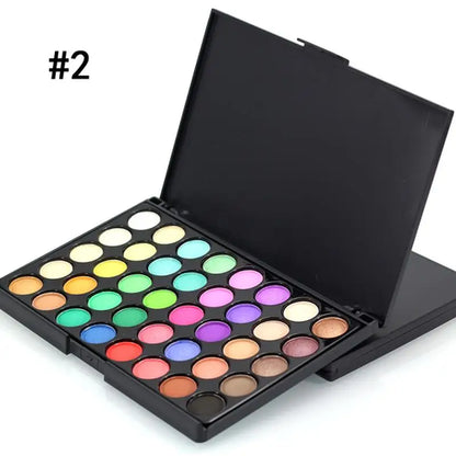 40/74/78 Colors Glitter Eyeshadow Palette Matte Waterproof Long