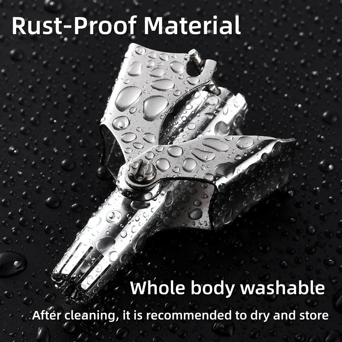 Washable Portable Ear Hair Trimmer Cleaning Without Rusting Painless