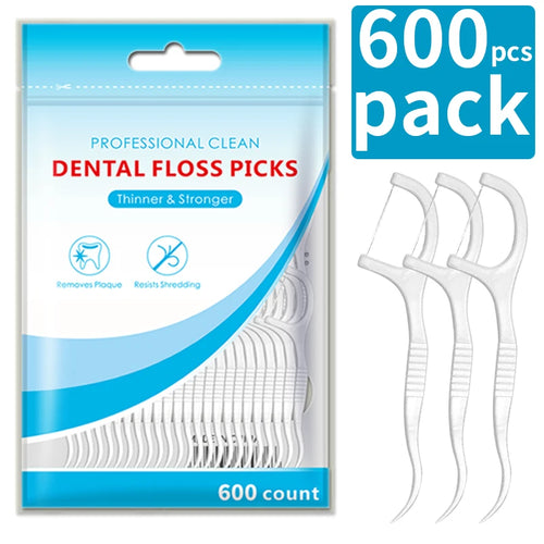 600/300/150/50pcs Ultra-Fine Toothpicks, Home Set, Portable and