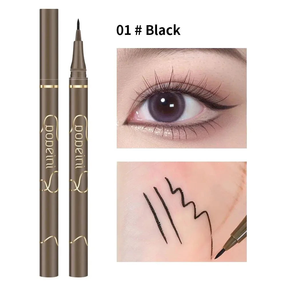 Waterproof Quick-drying Liquid Eyeliner/ultra-fine Matte Black