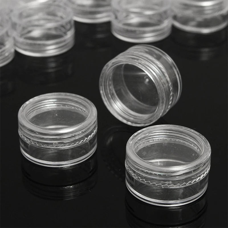 50pcs 5g Sample Clear Cream Jar Mini Cosmetic Bottles Containers