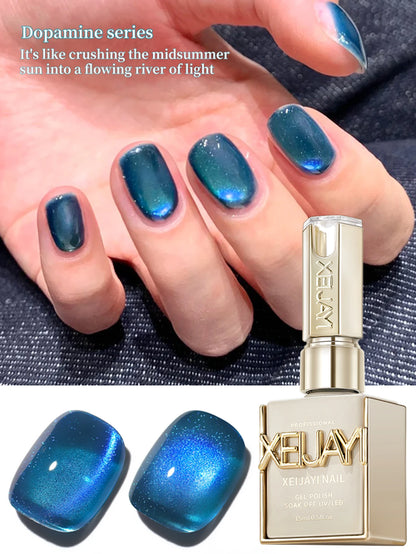15ml Universal Silver Cat Eye Gel Polish. Glittery, Magnetic. Needs