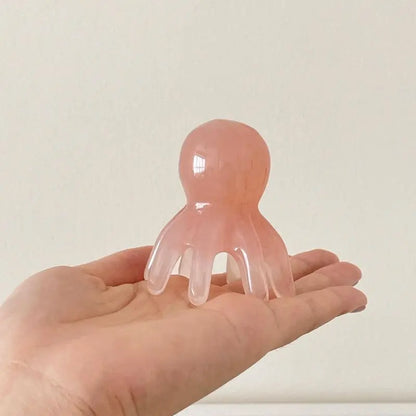 Octopus Massage Comb Resin Head Meridian Scraping Scalp Massage Brush