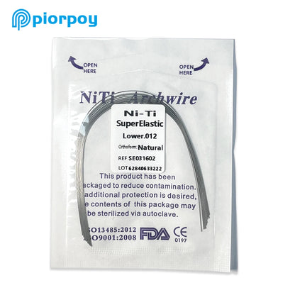 Clearance_PIORPOY 10Pcs Orthodontic Dental Super Elastic Niti Arch