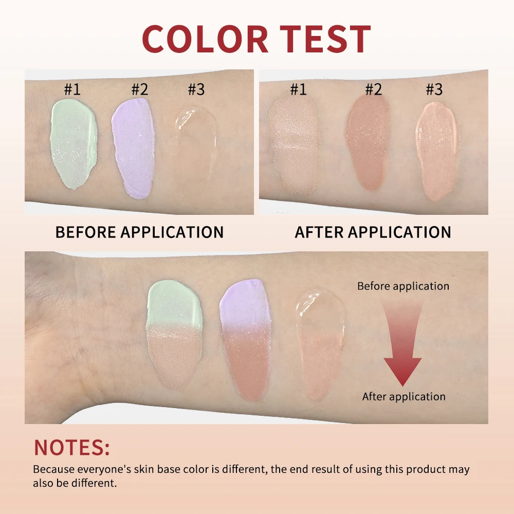 3Colors CC Cream Liquid-Based Full Coverage Cream Waterproof