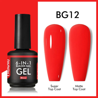 CHUNSHU 6 IN 1 Extension UV Gel Polish In A bottle Builder Nail Gel