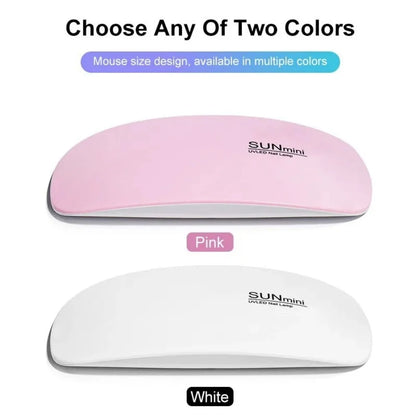 Foldable Nail Lamp Portable Nail Dryer Lamp 6 LED&UV Manicure Machine