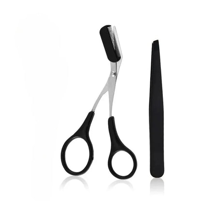 3pcs Set Eyebrow Kit For Women And Men Stainless Steel Eyebrow