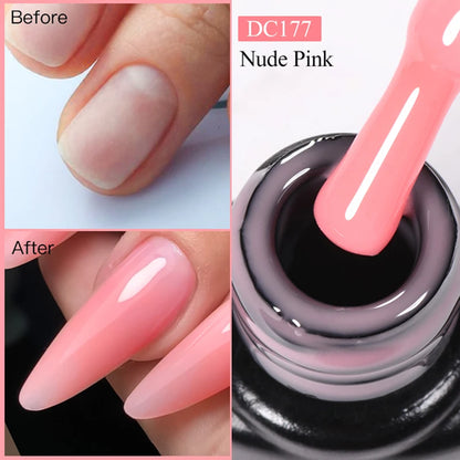 Mtssii 7ml Milky White Quick Extension Gel Nail Polish Nude Construct