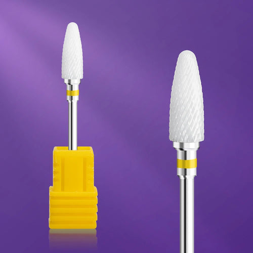 Ceramic Tungsten Carbide Nail Drill Bit Rotate Burr Milling Nail