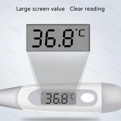 Thermometer for Adults, Soft Head Digital Oral Thermometer for Fever,