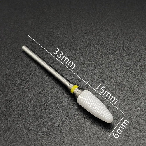 Ceramic Carbide Nail Drill Bit Rotate Burr Milling Nail Cutter Bits