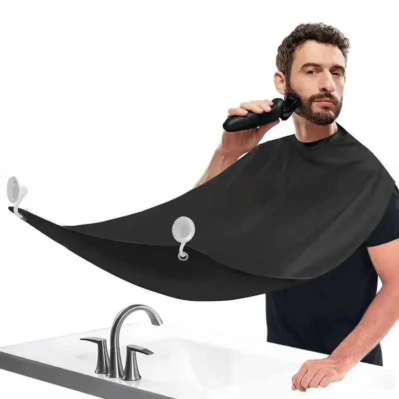Men's Beard Shaving Apron - Cleaning Bib for Hairdressers and Shavers