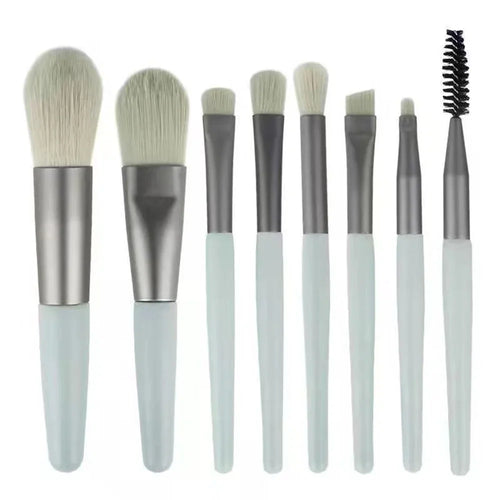New 8Pcs Makeup Brush Set Makeup Concealer Brush Blush Loose Powder