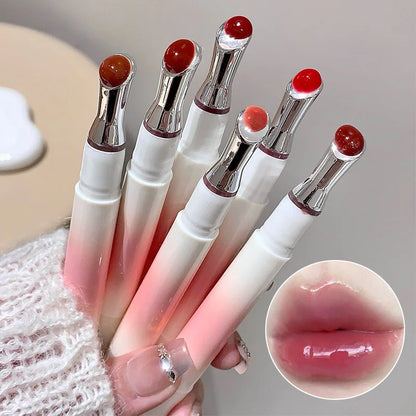 Kakashow Mirror Watery Lip Gloss Iron Brush Head Jelly Lipgloss
