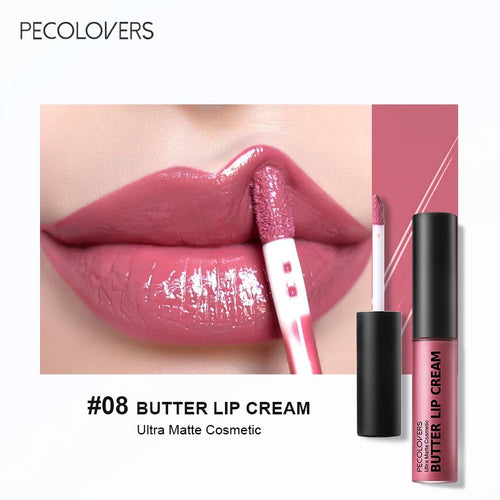 1PC Butter Gloss Non-Sticky Lip Gloss Long Lasting Nude Lip Makeup