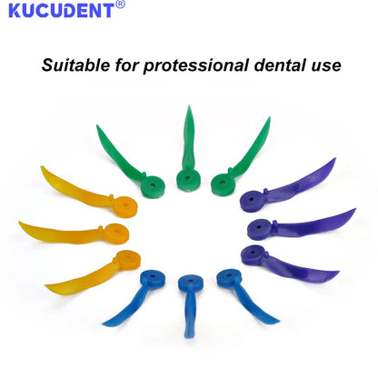 200Pcs/Pack Dental Disposable Tooth Gap Wedges with End Hole 4 Sizes