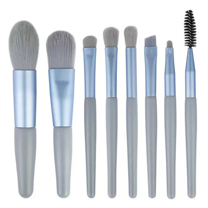 New 8Pcs Makeup Brush Set Makeup Concealer Brush Blush Loose Powder