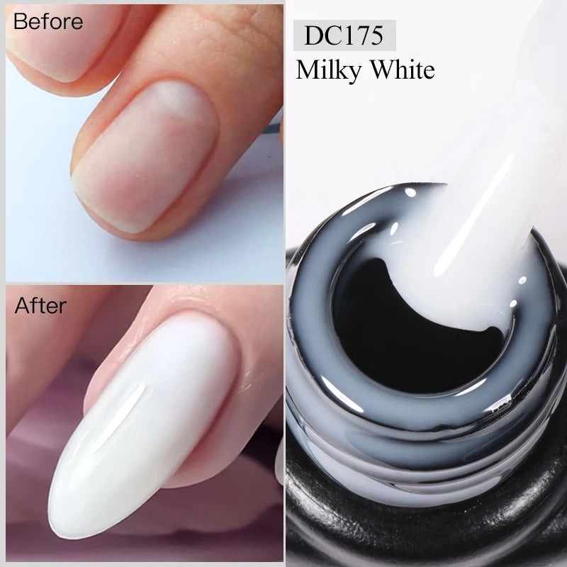 Mtssii 7ml Milky White Quick Extension Gel Nail Polish Nude Construct