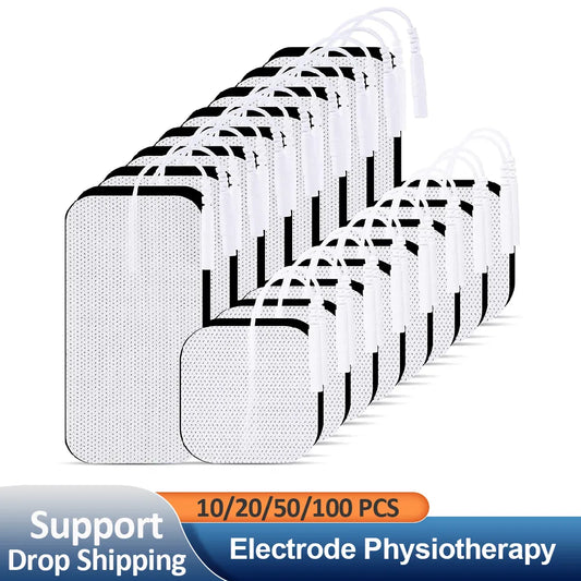 Physiotherapy Tens Electrode Pads Conductive Gel Therapeutic Pulse