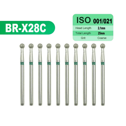 10pcs Dental High Speed Diamond Burs Dentistry Cavity