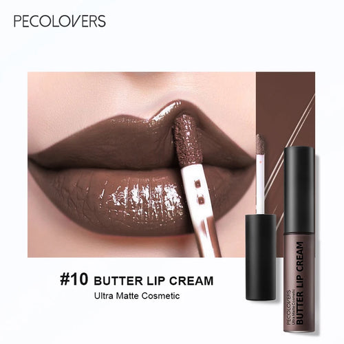 1PC Butter Gloss Non-Sticky Lip Gloss Long Lasting Nude Lip Makeup