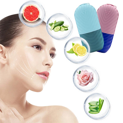1pc facial beauty applicator, skin care tools, ice shaving massage,