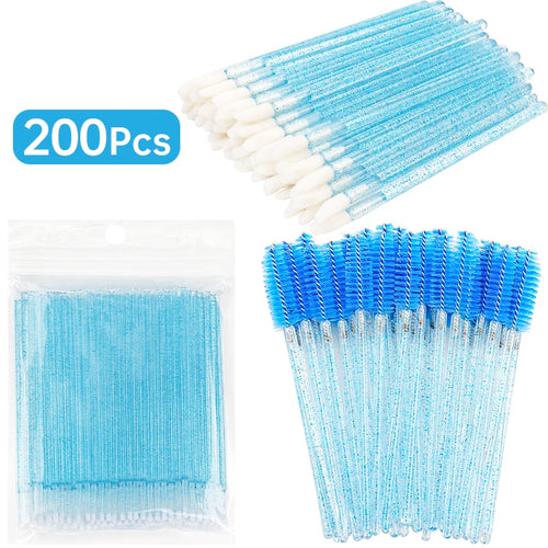 200pcs Eyelash Extension Special Eyelash Removal Brush Micro Brush