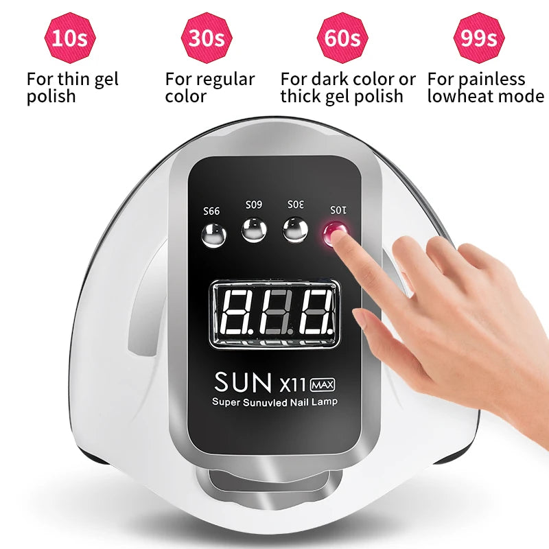 Professional Nail Lamp Infrared Sensor Manicure Nail Light For Fast