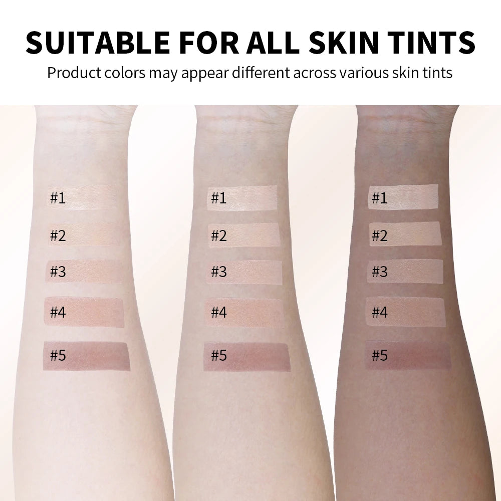2-in-1 Color-Changing Foundation Stick Liquid Lightweight Moisturizing