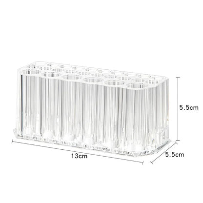 26 Holes Acrylic Nail Brushes Organizer Nail Art Kit Storage Tools