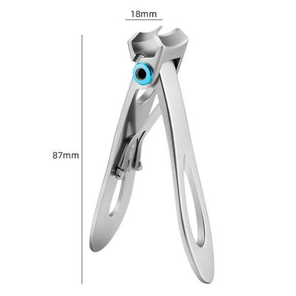 Stainless Steel Nail Clippers - Two Sizes for Manicure and Pedicure