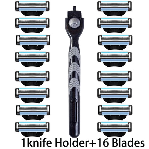 Three-layer Blade Manual Shaver Razor Blade Manual 3-layer Shaving