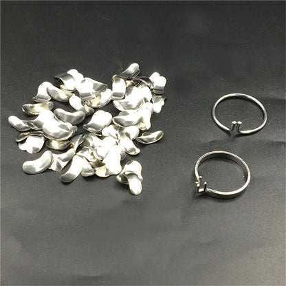 100 pcs Dental Sectional Matrix Contoured System Metal Dentistry Resin