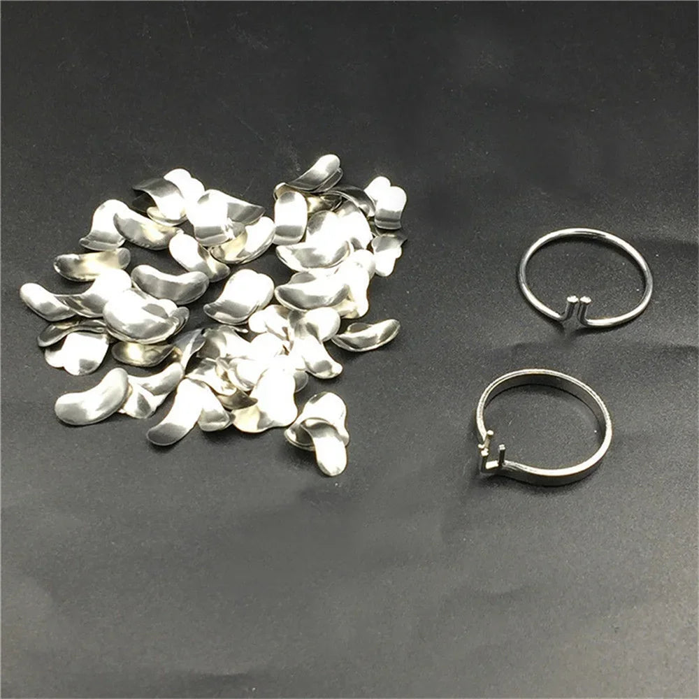100 pcs Dental Sectional Matrix Contoured System Metal Dentistry Resin