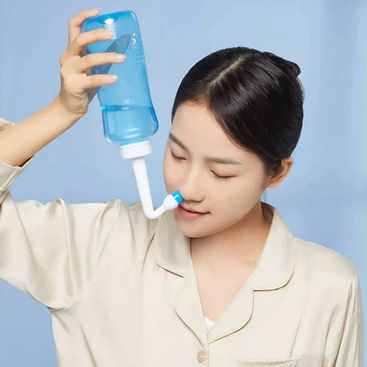Nose Wash Cleaner Nasal Irrigator Rinse Bottle Nose Protector Avoid