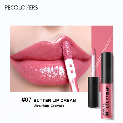 1PC Butter Gloss Non-Sticky Lip Gloss Long Lasting Nude Lip Makeup