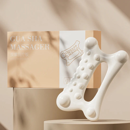 2024 New Facial Maintenance Gua Sha Massage Board Resinous Static Free