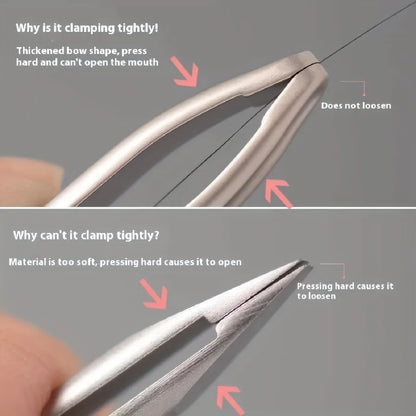 1pc Professional Lash Extension Tweezers Straight and Curved Eyelash