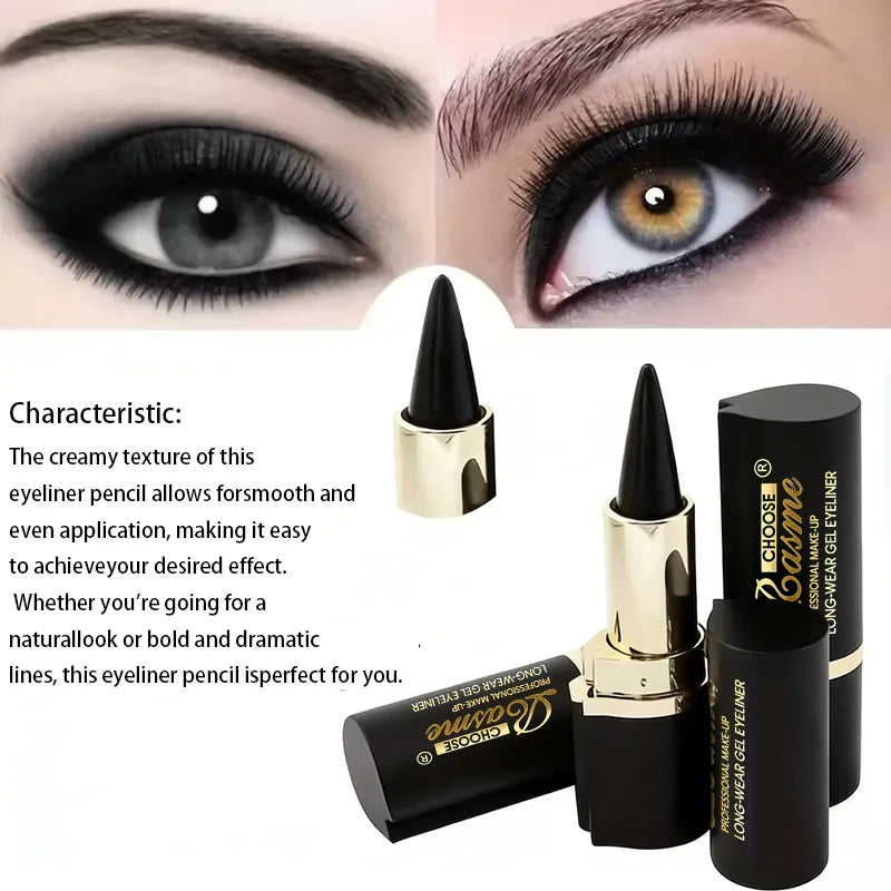 Creamy texture Eyeliner, 1 Count /2 Counts Easy Coloring Sweat Proof
