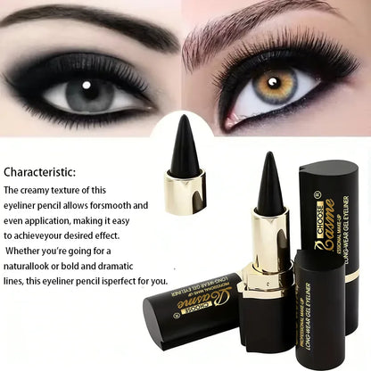 Creamy texture Eyeliner, 1 Count /2 Counts Easy Coloring Sweat Proof