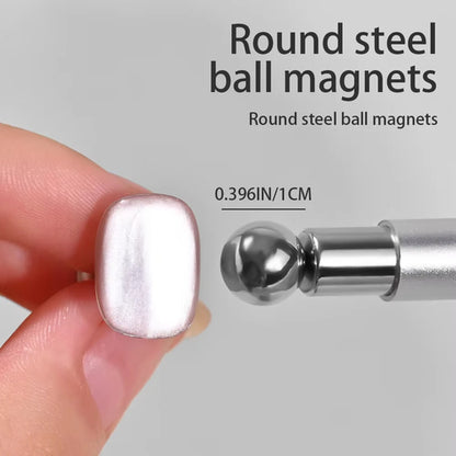 1Pcs Round Steel Magnetic Ball Double-Headed Thickened Cat-Eye