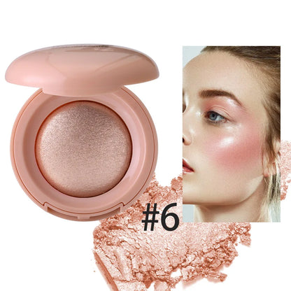 Long-lasting waterproof fine shimmer highlighter, natural glossy