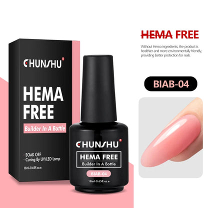 CHUNSHU Hema FREE Construction UV Gel 18ml Builder Nail Gel In A