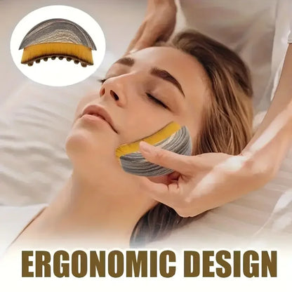 1PC Lymphatic Drainage Brush for Face & Body, Ergonomic Massager Tool,