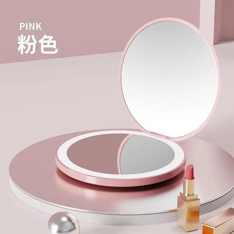 Mini LED Pocket Mirror