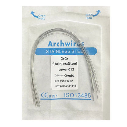 10pcs/Pack Dental Orthodontic Lingual Button Bottom Bondable Metal