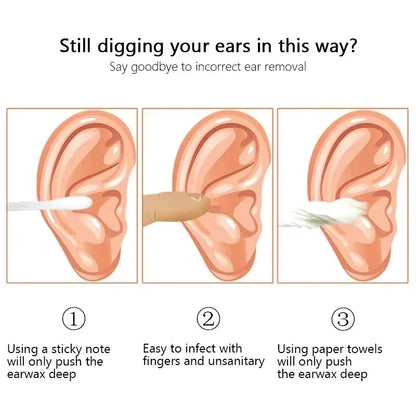 Adult Ear Cleaning Kit 6PCS Stainless Steel Spiral Ear Wax Removal