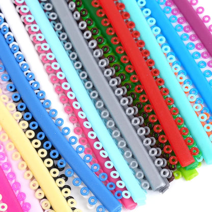 1000PCS Dental Ligature Ties  Elastic Ring Rubber Tie O Ring For Teeth